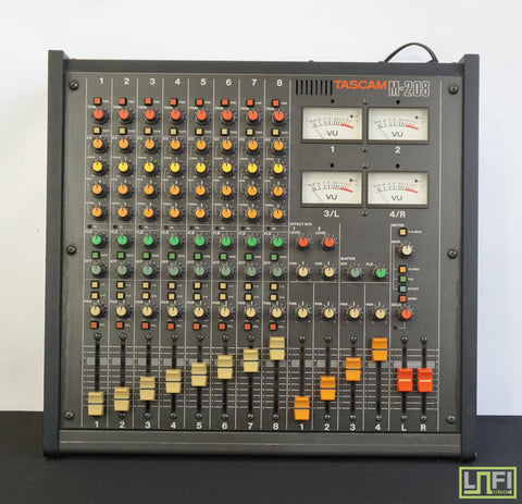 Tascam M-208 8 Channel Vintage Analogue Mixer - 100V