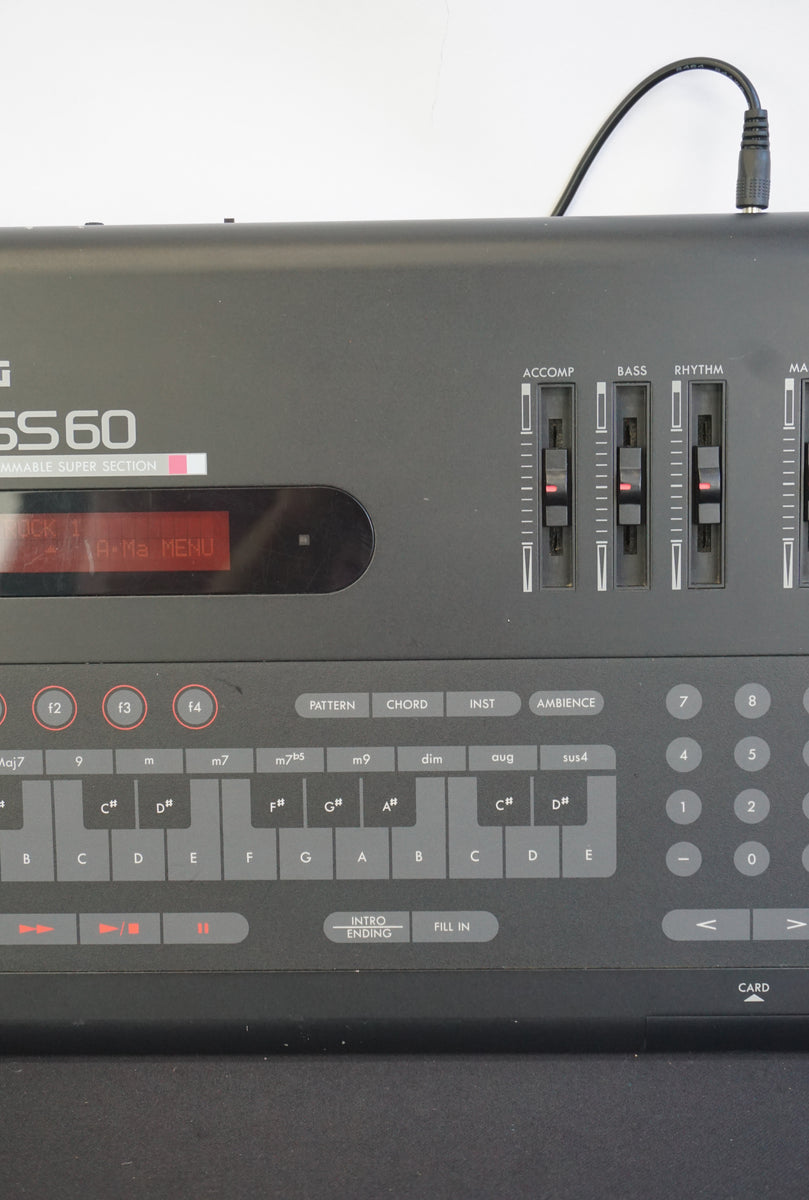 Korg PSS60 Programmable Super Section - Tabletop Drum Machine