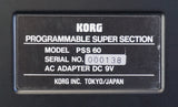Korg PSS60 Programmable Super Section - Tabletop Drum Machine / Sequencer
