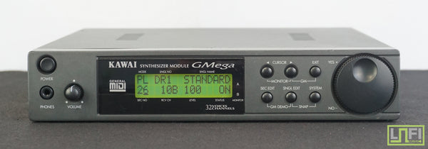 KAWAI GMega 音源モジュール Kawai GMega Synthesiser Module W/ General Midi 1/2 U Mini Rack