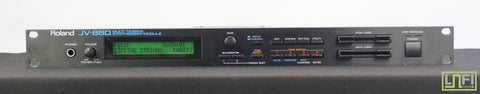 Roland JV-880 90's Synthesiser Expandable Rack Mount MIDI Sound Module - 100V