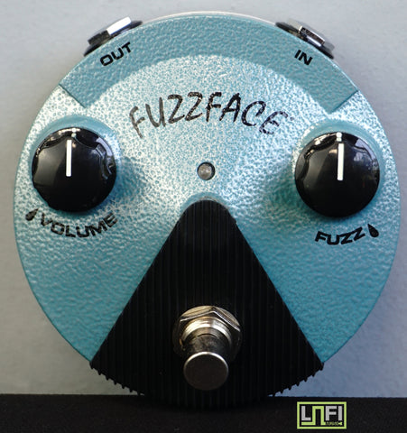 Dunlop Fuzz Face FFM3 2013 Mini Blue Guitar Effect Pedal FuzzFace