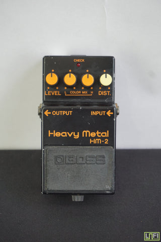 Boss HM-2 Heavy Metal Vintage 1984 Black Distortion Guitar Effect Pedal