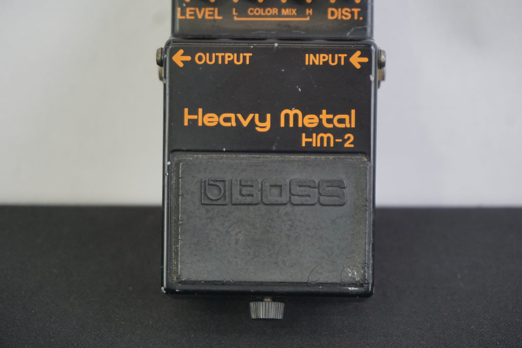 Boss HM-2 Heavy Metal Vintage 1984 Black Distortion Guitar Effect