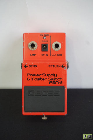 Boss PSM-5 Power Supply & Master Switch For Guitar Pedal Chains - 1982 - MIJ