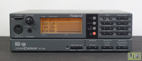 Roland Sound Canvas SC-88 Polyphonic Sound Module w/ Effects & MIDI - 100V
