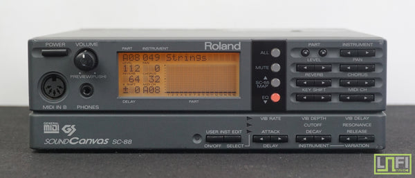 【ジャンク品】Roland/SOUND Canvas/SC-88VL ⑤ Roland SC-88VL Sound Canvas Sound Module Made in Japan FedEx DHL