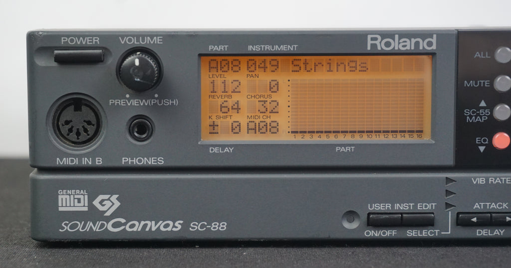 Roland Sound Canvas SC-88 Polyphonic Sound Module w/ Effects