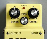 Boss SD-1 Vintage 1986 Super Overdrive Yellow Guitar Effect Pedal. Made In Japan