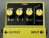 Boss Vintage 1988 Turbo Overdrive OD-2 Yellow Guitar Effects Pedal - MIJ