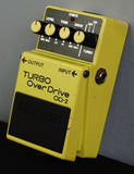 Boss Vintage 1988 Turbo Overdrive OD-2 Yellow Guitar Effects Pedal - MIJ