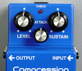 Boss CS-2 Vintage 80's Blue Compression Sustainer Guitar Effects Pedal - MIJ