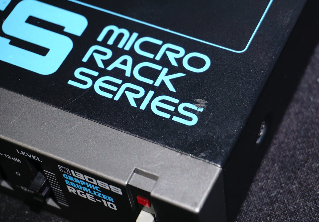 Boss RGE-10 Graphic Equaliser - 80's Vintage Half Micro Rack
