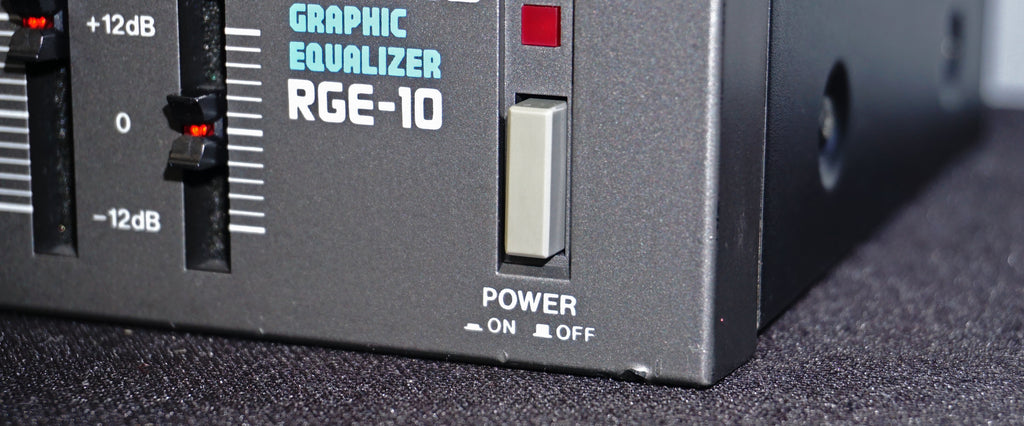 Boss RGE-10 Graphic Equaliser - 80's Vintage Half Micro Rack