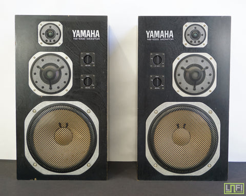 Yamaha NS-1000M High Quality Monitor Speaker System Matched Pair - SN: 86743 L&R