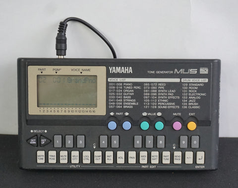 Yamaha MU5 Tone Generator Vintage Portable MIDI Sound Module