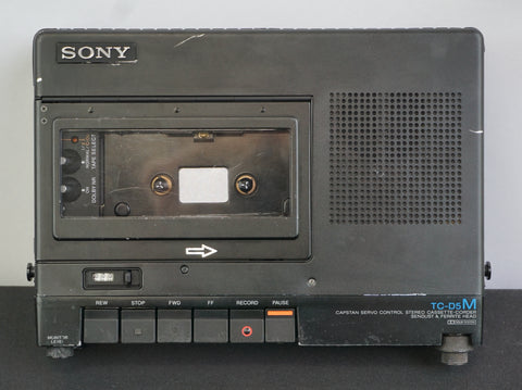 Sony TC-D5M Vintage Portable Stereo Cassette Recorder & Player