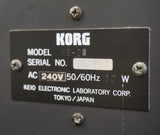 Korg MS-20 Original 70's/80's Vintage Analogue Monophonic Synthesiser - 240V