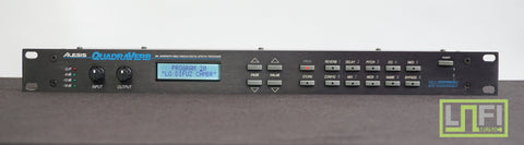 Alesis QUADRAVERB Vintage Digital Reverb & Multi Effects 1U Rack Unit