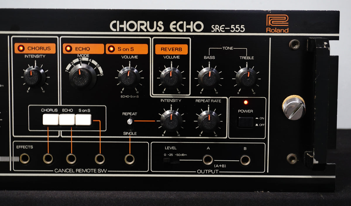 Roland SRE-555 Chorus Echo Vintage 80's Chorus, Tape Echo & Spring Rev ...
