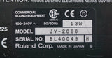 Roland JV-2080 Synthesiser Expandable Rack Mount MIDI Sound Module - 100-240V