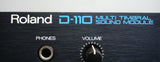 Roland D-110 80's MIDI Multi Timbral Sound Module 1U Rack Synthesiser - 240V