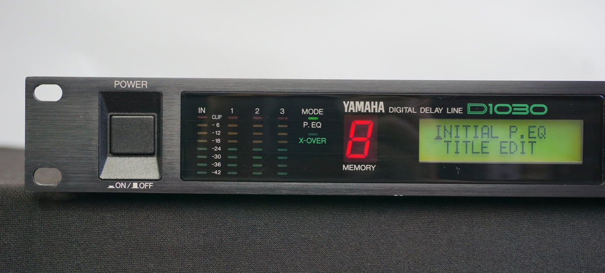 Yamaha D1030 90's Professional Digital Delay Line 1U Effects Rack