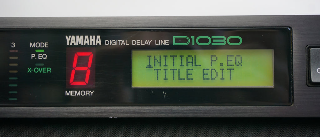 Yamaha D1030 90's Professional Digital Delay Line 1U Effects Rack