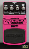 Behringer FD300 Ultra Feedback / Distortion Fuchsia Electric Guitar Effect Pedal