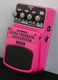 Behringer FD300 Ultra Feedback / Distortion Fuchsia Electric Guitar Effect Pedal