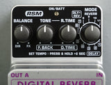 Behringer DR400 Digital Reverb / Delay Silver Electric Guitar Effects Pedal