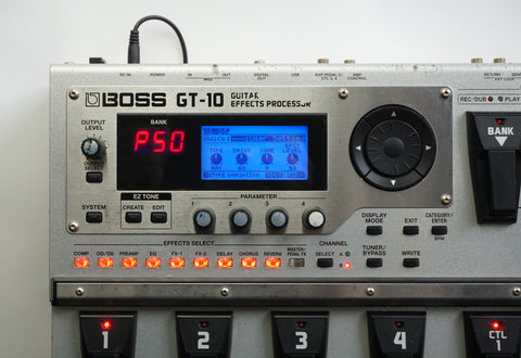gt 10 guitar pedal Boss GT-10 Guitar Multi Effects Processor Pedal / Floor Board – LOFI Music