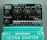 Behringer US600 Ultra Shifter / Harmonist Green Electric Guitar Effects Pedal