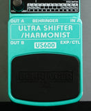 Behringer US600 Ultra Shifter / Harmonist Green Electric Guitar Effects Pedal