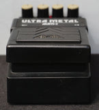 Aria Ultra Metal AUM-1 80s Black Distortion Guitar Effect Pedal Made In Japan