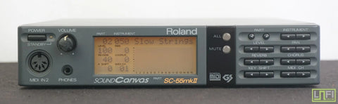 Roland SC-55mkII 1/2 U MIDI Sound Module