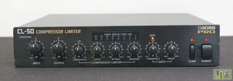 Boss PRO CL-50 Compressor Limiter 1/2U Micro Rack Mount Signal Processor