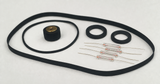 Tascam 244 full service kit with two belts, two idler tyres, pinch roller and four VU bulbs