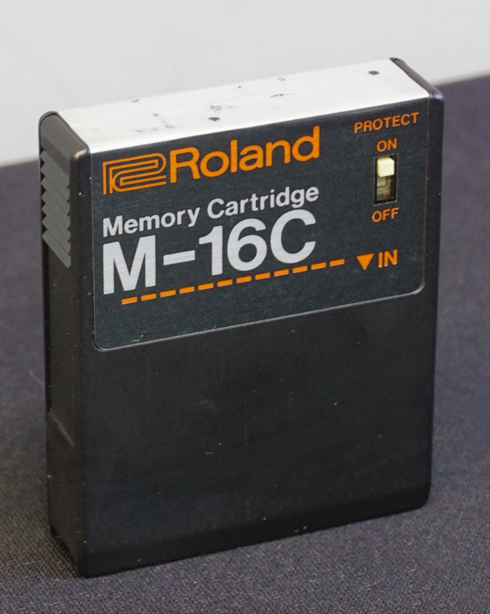 Roland R 70 Memory Card Roland M-16C Memory Data Cartridge Juno 2 MKS TR-707 TR-909 JX-10 JX-8 ...