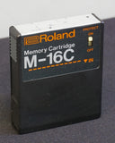 Roland M-16C Memory Data Cartridge Juno 2 MKS TR-707 TR-909 JX-10 JX-8P & More