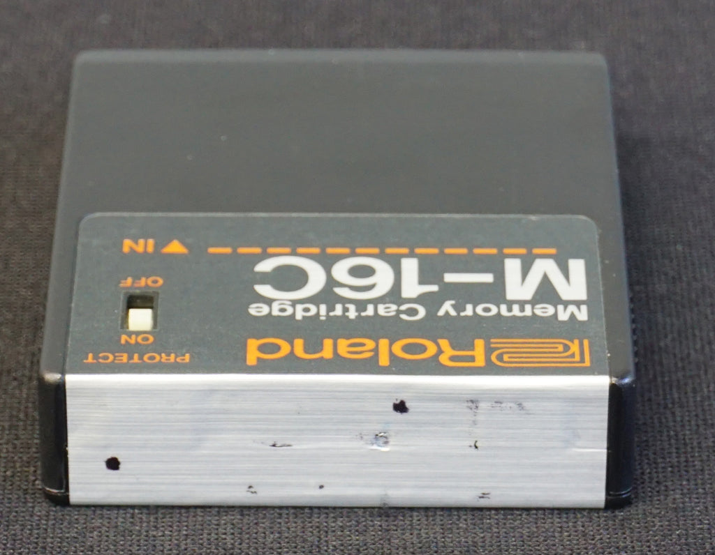 Roland M-16C Memory Data Cartridge Juno 2 MKS TR-707 TR-909 JX-10