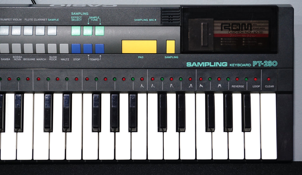 Casio PT-280 Mini Portable Pulse Code Modulation Sampling Keyboard