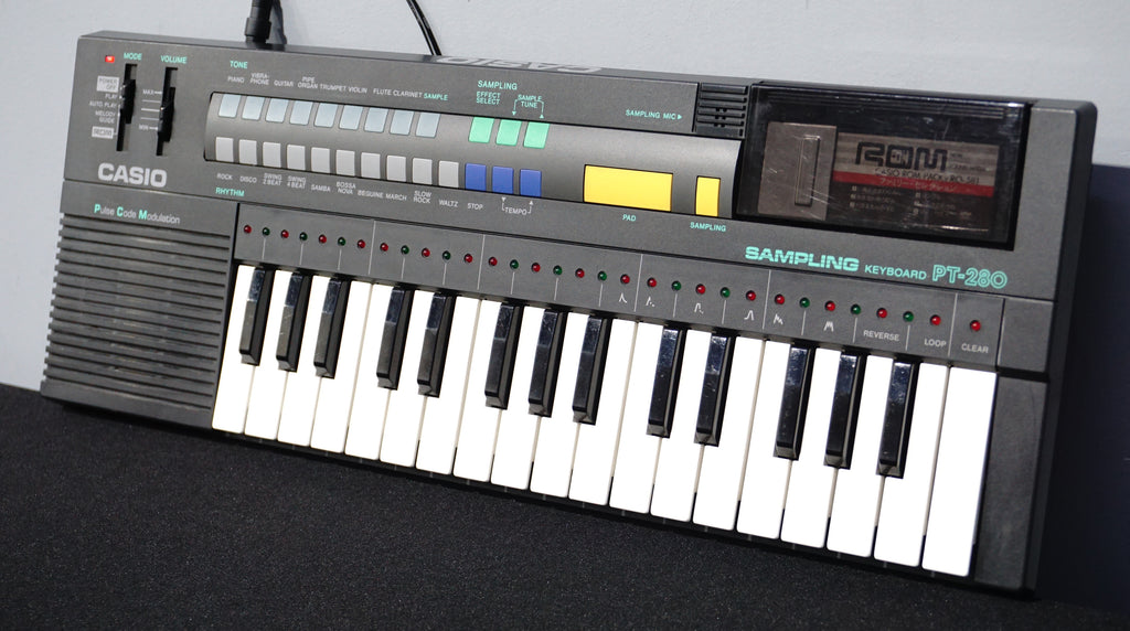 Casio PT-280 Mini Portable Pulse Code Modulation Sampling Keyboard