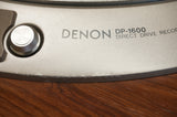 Denon DP-1600 Vintage Two Speed Manual Direct Drive Record Player - 100V
