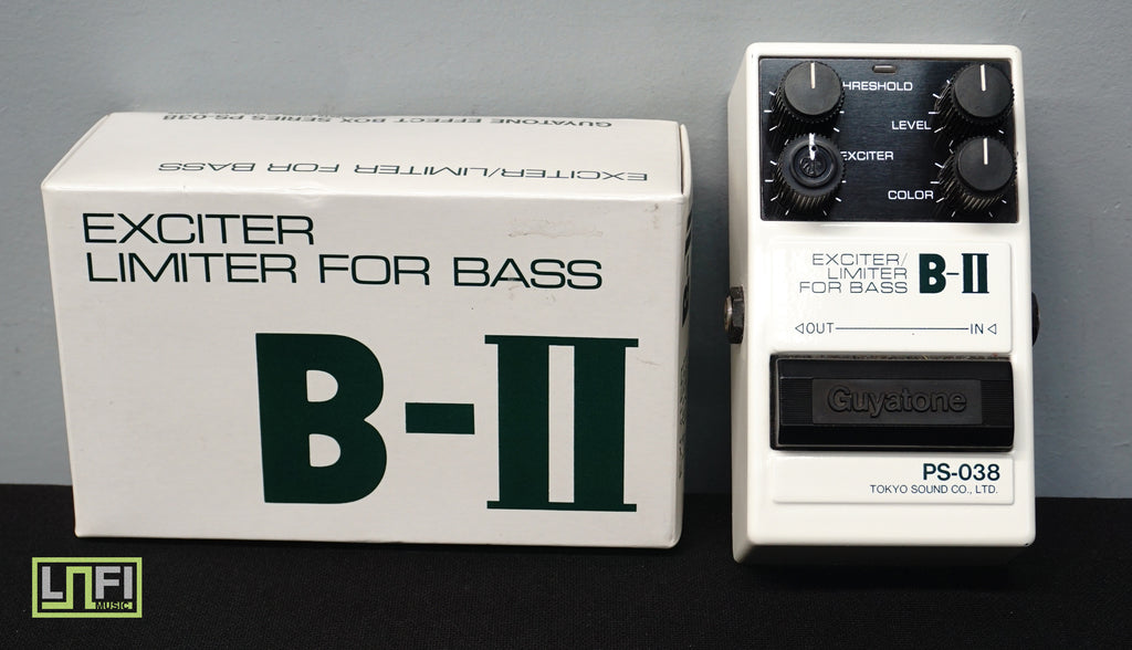 limiter guitar pedal Guyatone PS-038 B-II 80's Exciter Limiter For Bass Guitar Effect Pedal – LOFI Music
