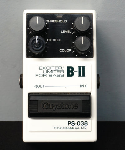 exciter guitar pedal Guyatone PS-038 B-II 80's Exciter Limiter For Bass Guitar Effect Pedal – LOFI Music