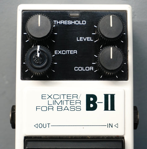 exciter pedal Guyatone PS-038 B-II 80's Exciter Limiter For Bass Guitar Effect Pedal – LOFI Music