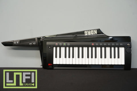 Korg RK-100S Black Keytar 37 Key Shoulder Keyboard & Synthesiser W/ MIDI & Case
