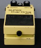 Boss SD-1 90's Super Overdrive Pale Yellow Guitar Effects Pedal