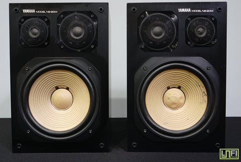Yamaha NS-20M Rare 80's Hi-Fi Studio Monitor Speakers Matched Pair